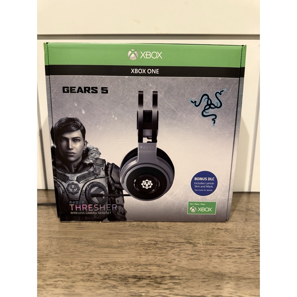 Xbox One Gears Of War 5 Razer Thresher Edition 7.1 Headset Complete In Box